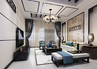 聚通裝潢設(shè)計案例-水都南岸